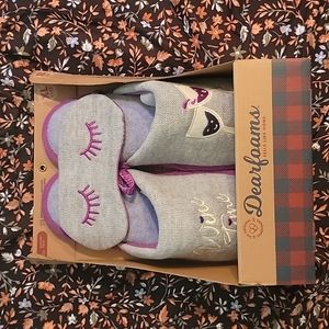 Dearfoams womens memory foam slippers